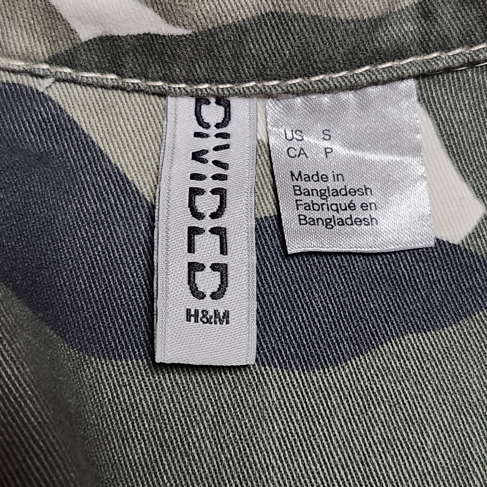 Unique Divided Hm Paramilitary Light Jacket In Un… - image 8